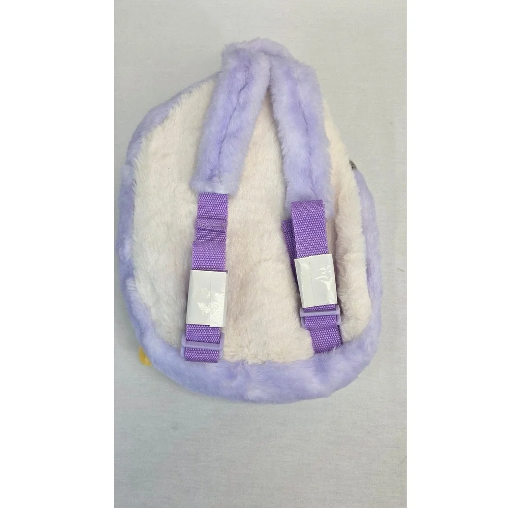 Plushies Huggable Animal Back Pack Lavender Fuzzy Butterfly Detachable Toy NWT